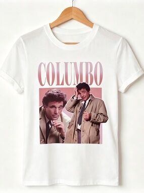 Columbo Retro Tv Detective Series 70S 80S Nostalgia Womens Mens T-shirt Unisex